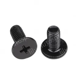 Carbon steel thin head screws M1.6*5*4