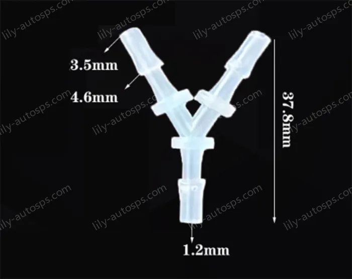 4.8mmY-shaped tee