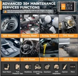 FOXWELL NT809TS OBD2 Automotive Full System Diagnostic Bidirectional Test TPMS Learn
