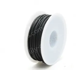 Silicone high temperature cable 30AWG Black