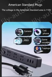 Leakage protection plug Total control 3 jack + 3USB 1.8