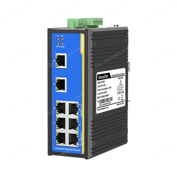 8 Ports 10/100M T(x) Din-Rail Managed Industrial Ethernet Switch