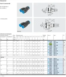 Push-in fitting QSY-6(FESTO)