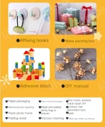 20W children's blue glue gun + 20 glue sticks