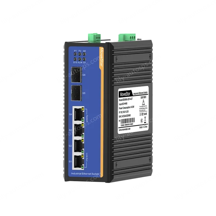 [Gigabit 2 Optical 4 Electrical] Ring Network Management Industrial Switch