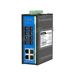 [100 Gigabit 4 Optical 4 Electrical] Ring Network Management Industrial Switch