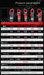 DE66D AC & DC current measurement with NCV