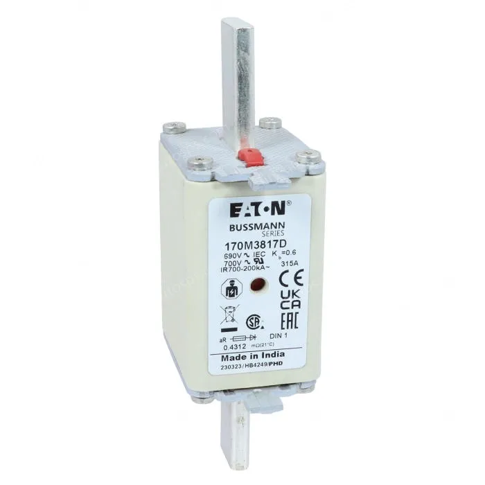 Eaton 170M3817D 250A 600VAC 20KA