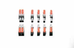 The terminal block is high-power, PCT snap-and-crimp, ULTUV assembly, and the dome is fastened quickly Speed wire connectors
