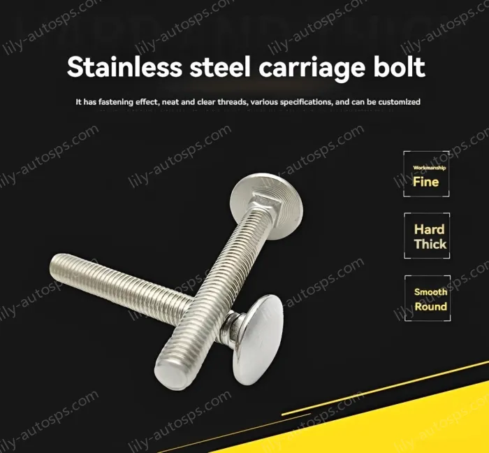 Big head carriage bolt M6*25