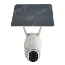 3MP-1.5 inch-Outdoor panoramic spherical solar camera