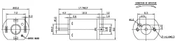 Precious metal-brush motors