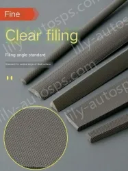 Fine-toothed square file 12 inches with a total length of 430mm
