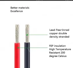 Teflon Wire Cable 24AWG Brown 7 cores