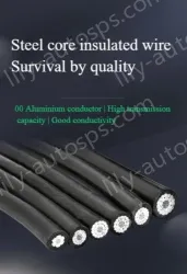 Steel core insulated wire 1KV*JKLGYJ-16/3