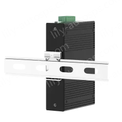 2 Ports Gigabit SFP + 4 Ports Gigabit RJ45 Din-Rail Unmanaged Industrial Ethernet Switch