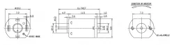 Precious metal-brush motors