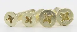 Golden Flat Head Screws M6*110