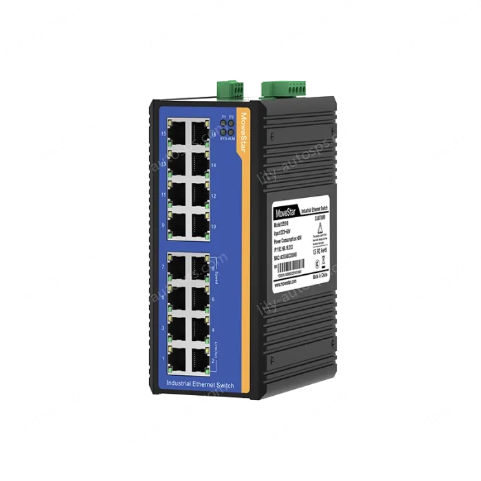 [100 Gigabit 16 Port] ring network management industrial switch