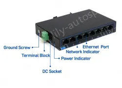 8-port 100M Ethernet Switch