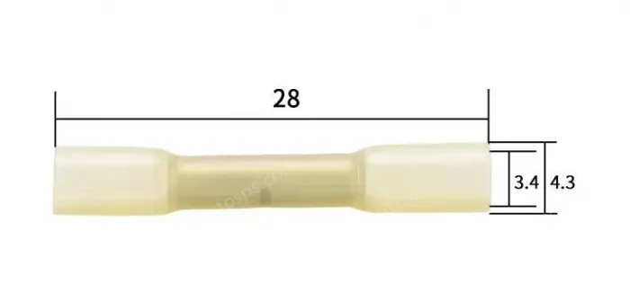 BHT0.5yellow-Heat Shrink Terminals