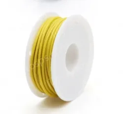 Silicone high temperature cable 28AWG Yellow