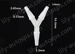3.8mmY-shaped tee