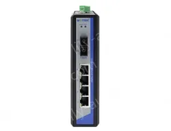 UOTEK 10/100M 1 Fiber 4 RJ-45 Ports Industrial Switch