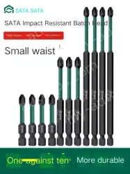 10Pcs single head, slotted 6mm, total length, 50mm-05466