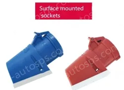 16A5-pole 400V surface mounting plug