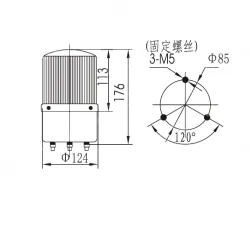 Small warning lightsLTE-5121 AC380V yellow