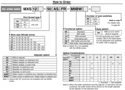 Air Slide Table MXS Series
