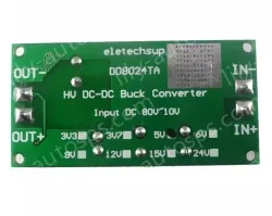 DC-DC high-voltage buck module regulated power board converters Input DC 14~80V Output 12V