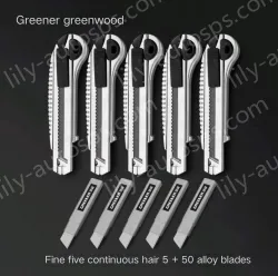 5 pieces of high-quality five consecutive shots + 55 alloy blades