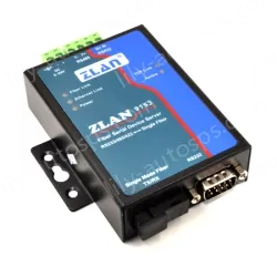 Serial server type optical fiber to serial port