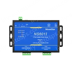 1 Port CAN-bus + 1*RS232/485 To Ethernet Opto-isolated Wall-mounted Ethernet CAN-bus Server