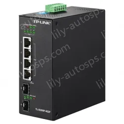 Layer 2 management of ring network industrial boost PoE switches