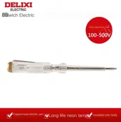 The voltage resistance of the test pen is 100-500V V.