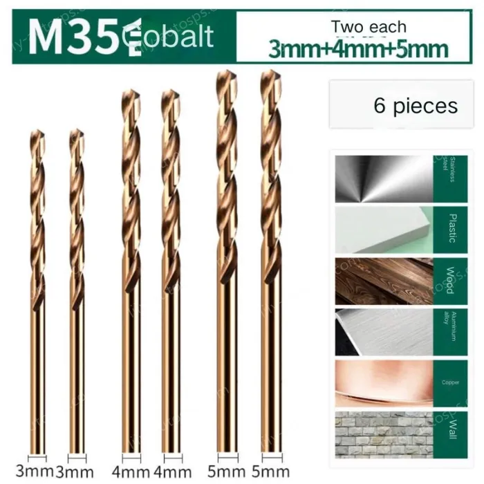 3mm, 4mm, 5mm each