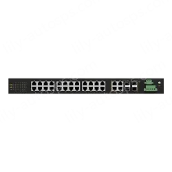 4 Ports Gigabit Combo + 24 Ports Gigabit RJ45 Rack-mount Unmanaged Industrial Ethernet Switch