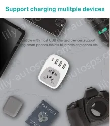 Universal to UK plug adapter KRSAP-WLH010330