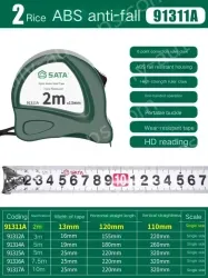 ABS drop resistance -2 m-ruler width 13mm-91311A