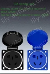 Explosion-proof cast aluminium 5-hole black