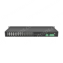 2 Ports 100M FX + 24 Ports 10/100M RJ45 Rack-mount Managed Industrial Ethernet Switch