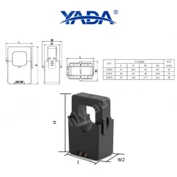 CTF35-200A/5A miniature open current transformer snap-on transformer for retrofitting
