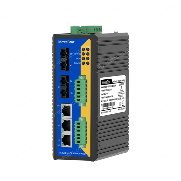 [100 Gigabit 2 Optical 3 Electrical] 2 Serial Port Ring Network Management Industrial Switch