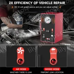 ANCEL S200 Automotive Smoke Leak Detector Pipeline Leakage Analyzer Tester EVAP System Diagnostic Tool