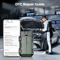 TOPDON TopScan Pro Mid-level Diagnostic Tool 13 Reset Functions I/M Readiness, Injector Coding, Tire Pressure Reset, Sunroof Initialization