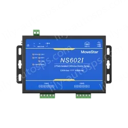 2 Ports CAN-bus To Ethernet Opto-isolated Wall-mounted Ethernet CAN-bus Server