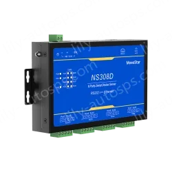 8 Ports RS232 Serial to 100M Ethernet Server